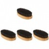 Beaupretty 4 Pièces Brosse Coiffante En Poils De Sanglier Brosse À Barbe Revitalisant Pour Barbe Pour Hommes Peigne À Barbe P