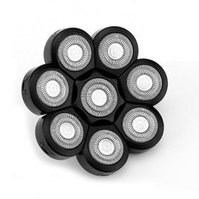 Têtes de rasoir de rechange universelles pour rasoir électrique - Lame de rechange pour homme - Noir 8