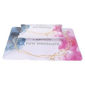 Nail Art Coussin Tapis Ensemble Doux PU Ongles Repose-mains Porte-oreiller Coussin Manucure Coussin Ongles Repose-bras Coussi