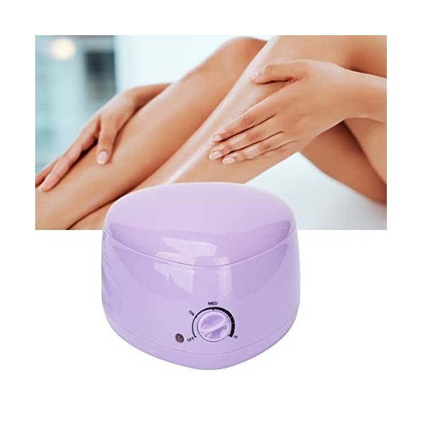 Mini Chauffe-Cire Machine Silicone Pot Intérieur Mini Chauffe-pot de Cire pour lépilation pour Salon de beauté Prise UE 220