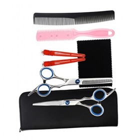 Lurrose Ciseaux Pour Enfants 1 Ensemble/10 Pièces Outils Pour Enfants Peigne À Cheveux Fournitures De Coupe De Cheveux Suite 