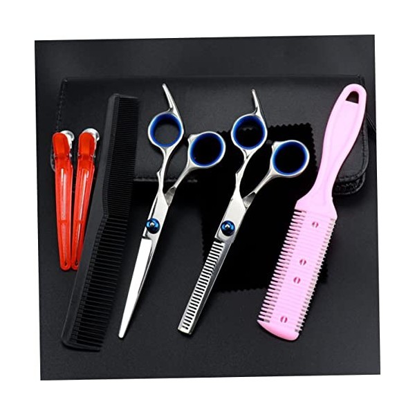 Lurrose Ciseaux Pour Enfants 1 Ensemble/10 Pièces Outils Pour Enfants Peigne À Cheveux Fournitures De Coupe De Cheveux Suite 