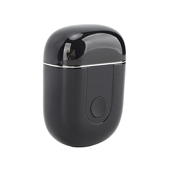 Rasoir électrique à barbe double tête rechargeable ABS rasoir électrique pour la maison noir 