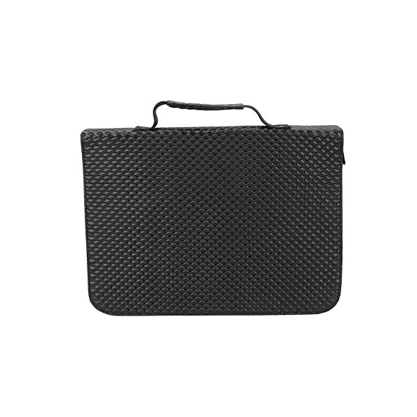 Sac De Coiffeur En Cuir PU, 15,35 X 11,02 X 1,97 Pouces, Sacs à Outils De Coiffeur Avec Plaque Disolation Thermique, Sac De 