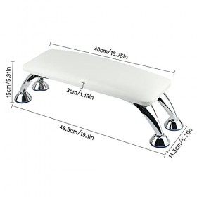 Coriver Repose Main Ongle, Fibre en Cuir Coussin Ongle Repose Main, Coussins Repose-Main, Repose main Manucure Professionnel 