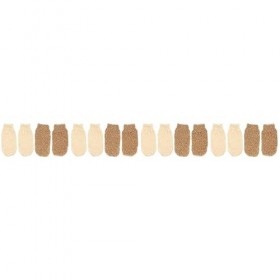 FOMIYES 16 Pièces Gants De Bain Peau Lisse Peau Glabre Douche Éponge Loufah Éponge Pour Le Bain Gants Luffa Gants De Gommage 