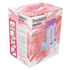 Ensemble de Machine dépilateur de Cire Machine de Chauffage de Cire épilation Double Aisselle Portable Prise UE 220V 