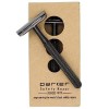 Parker Safety Razor, Model 78R Rasoir de sécurité à peigne fermé 3 pièces Chromé satiné