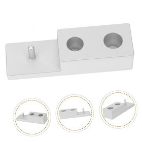 POPETPOP 2 Pcs Base De Rasoir Rasoirs Pour Hommes Pour Le Rasage Décor Argenté Rasoirs Pour Hommes Rasoir Pour Hommes Tondeus