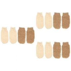 minkissy 12 Pièces Gants De Bain Gants De Gommage De Douche Gant Exfoliant En Soie Gant De Douche Exfoliant Pour Le Corps Gan