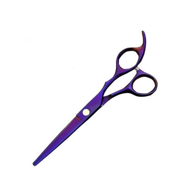 Ciseaux à cheveux colorés, ciseaux plats, ciseaux peignes, ciseaux amincissants, acier inoxydable Plane scissors 
