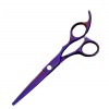 Ciseaux à cheveux colorés, ciseaux plats, ciseaux peignes, ciseaux amincissants, acier inoxydable Plane scissors 