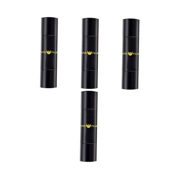 Beavorty 4Pcs Barbe Colorant Moustache Stylo Barbe Filler Professionnel Barbe Shaper Sûr Barbe Façonnage Filler Pro Anti-Cern