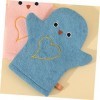 BYFOX 3pcs Bath Towel Body Scrub Gloves Toddler Bath Towels Massage Gloves Baby Shower Gloves Spa Mitt Loofah Shower Gloves T