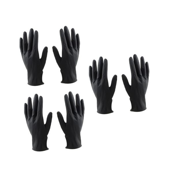 Mobestech 30 Pcs Gants De Coloration De Cheveux Gants De Teinture Pour Les Cheveux Brosses De Couleur Réutilisables Pour Salo