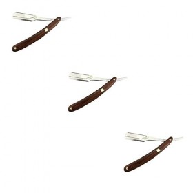 Beaupretty 3Pcs Rasoirs Manuels Pour Hommes Rasoir Droit Tondeuse À Cheveux Pour Hommes Rasoir Pliant Rasoir Manuel Sûr Rasoi