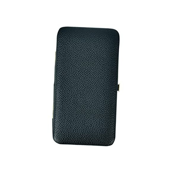 Beavorty 3 Pièces Pince À Épiler Boîte De Rangement Cils Pince À Épiler Maquillage Conteneurs Pince À Épiler En Cuir Pince À