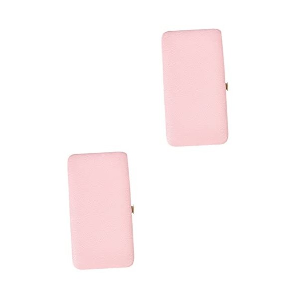 Beavorty 3 Pièces Pince À Épiler Boîte De Rangement Cils Pince À Épiler Maquillage Conteneurs Pince À Épiler En Cuir Pince À 