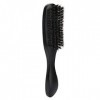 WAAZI Brosse de Voyage en Poils de Sanglier for Barbe et Moustache avec Manche, Brosse à Barbe for Homme Manche Long Nettoyag