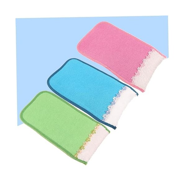 minkissy Gant De Douche 9 Pièces Brosse Pour Le Corps Gant De Bain Gant En Rayonne Complexe De Brillant À Lèvres