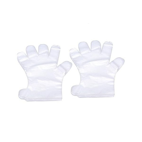 Mobestech 10 Paquets De Gants Transparents Gants Transparents Jetables Gants Jetables Guantes Desechables Housse De Protectio