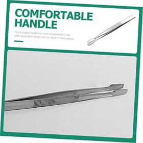 SEWACC 50 Pièces Pince À Bec De Canard Pince Auxiliaire Pince À Épiler Outil De Séparateur De Cils Pince À Timbre Dissolvant 