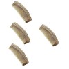 FRCOLOR 4Pcs Grattage Peigne De Massage Cheveux Peigne De Poche Démêlant Peigne À Cheveux Peigne De Massage Du Cuir Chevelu T