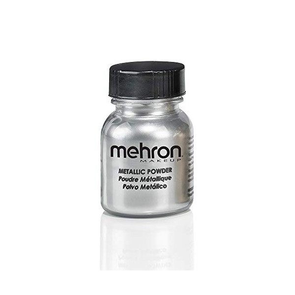 Mehron Metallic Powder - Silver 14 gr 