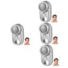 FRCOLOR 2 Pièces Rasoir Électrique Tondeuse Pour Hommes Rasoir Électrique Portable Mini Rasoir USB Mini Rasoir Pour Hommes To