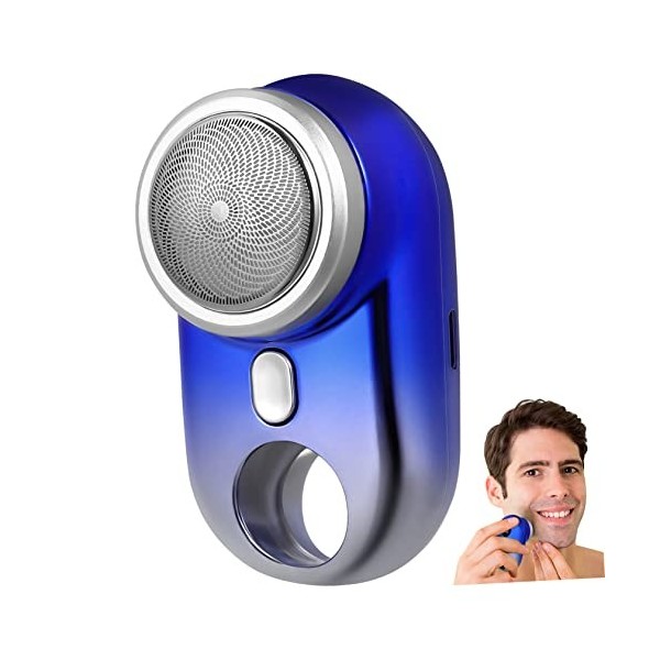 FRCOLOR 2 Pièces Rasoir Électrique Mini-rasoir Maquina Para Rasurar De Hombres Mini Rasoir Portable Rasoir Domestique Tondeus