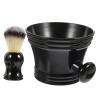 FRCOLOR 3 Ensembles Ensemble De Bols Moussants Cadeau Fête Des Pères Rasoir En Acier Inoxydable Tasse De Rasage De Barbe Blai