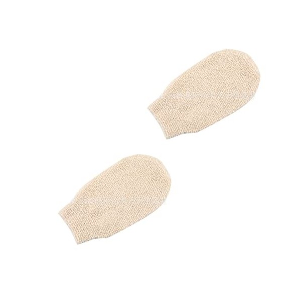 BREWIX 2pcs Bain cellulaire Double Gommage for la Maison Hommes Bain de Peau enlever la Fibre Dos Femmes Accessoires mitaine 