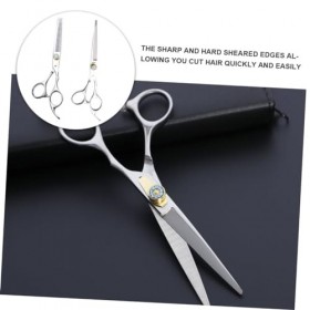 Beaupretty 2 Pièces Ciseaux De Coiffure Ciseaux Amincissants Cheveux Ciseaux De Salon Cisailles De Salon Ciseaux De Coiffeur 