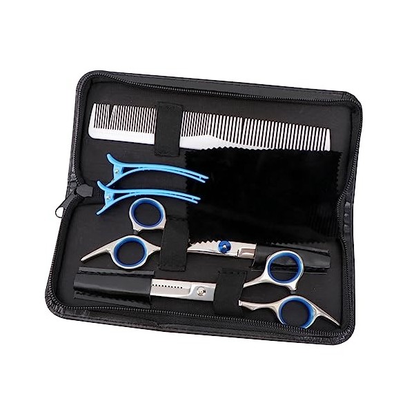 IWOWHERO 1 Jeu Ciseaux De Coiffeur Professionnel Outil De Coupe De Salon Ciseaux à Cheveux Kit De Cisailles De Coiffure Outil