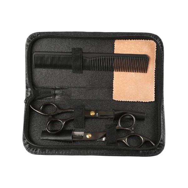 minkissy 5 Pièces Ensemble Ciseaux En Acier Inoxydable Tondeuses De Barbier Professionnelles Tondeuses Professionnelles Pour 