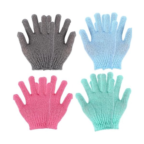 FRCOLOR 12 Paires De Gants De Gommage De Boue Serviettes Pour Le Corps Serviettes De Massage Gants Pour Le Nettoyage Spa Gant