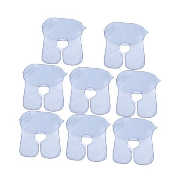 FRCOLOR 8 Pcs Tablier En Tissu De Rasage Tablier De Toilettage Tabliers Pour Hommes Tablier De Coupe De Barbe Tablier De Coup