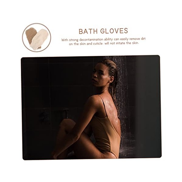 FOMIYES 12 Pièces Gants De Bain Serviettes Éponge Pour Le Nettoyage Des Serviettes Du Corps Éponge De Nettoyage Gant De Douch