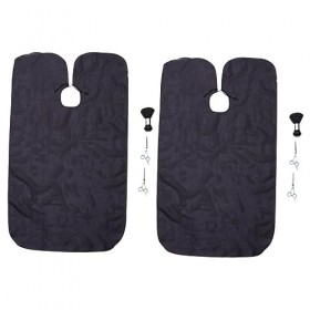 FRCOLOR 8 Pièces Ensemble De Coupe De Cheveux Teinture De Cheveux Professionnelle Cape De Coupe De Cheveux Ciseaux Amincissan