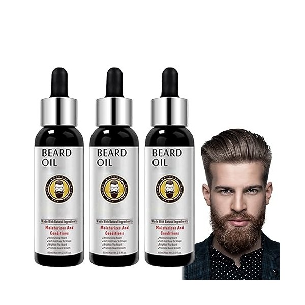 Stubblex Beard Growth Organic Care Oil, Beard Growth Serum, Stubblex Beard Oil for Growth, Beard Growth Oil for Patchy Beard,