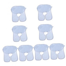 FRCOLOR 8 Pcs Coupe Portable Ou Robes Grises Receveur Mari Moustache Nettoyage De La Maison Coupures Rasage Ménage Multi-Usag