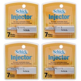 Schick - Injecteur Lames, 7-Count Boîtes Pack De 4 