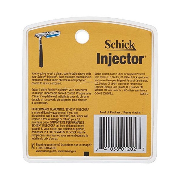 Schick - Injecteur Lames, 7-Count Boîtes Pack De 4 