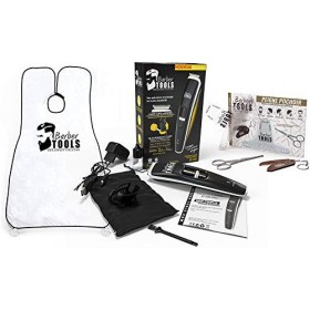 Kit tondeuse - Tous les articles indispensables pour la tonte de votre barbe | Tondeuse à barbe + Bavoir à barbe + Peigne poc