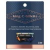 King C.Gillette Lames de rasoir pour homme pour le cou, 6 lames de rechange