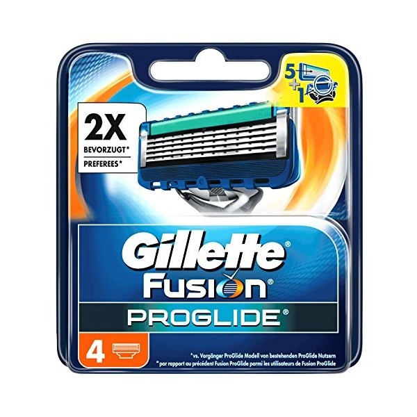 Gillette - Ancienne version - Lot de lames de rasoir Fusion ProGlide