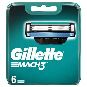Gillette Lames de Rechange mach3, Paquet de 6