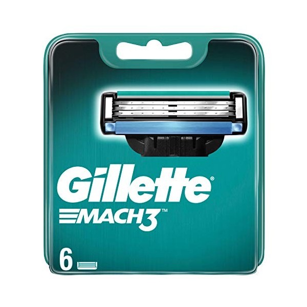 Gillette Lames de Rechange mach3, Paquet de 6