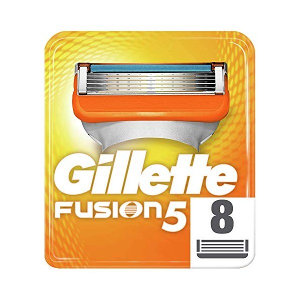 Gillette Fusion 5 manuel Sachet, 8-count