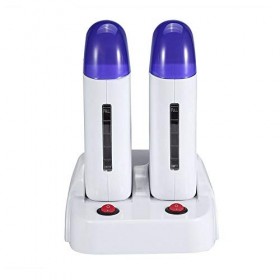 EUNEWR Mini Chauffe-Cire à épiler Chauffante,Professionnelle Epilateur Machine Spa Salon Appareil,Roll on Appareil Cartouches